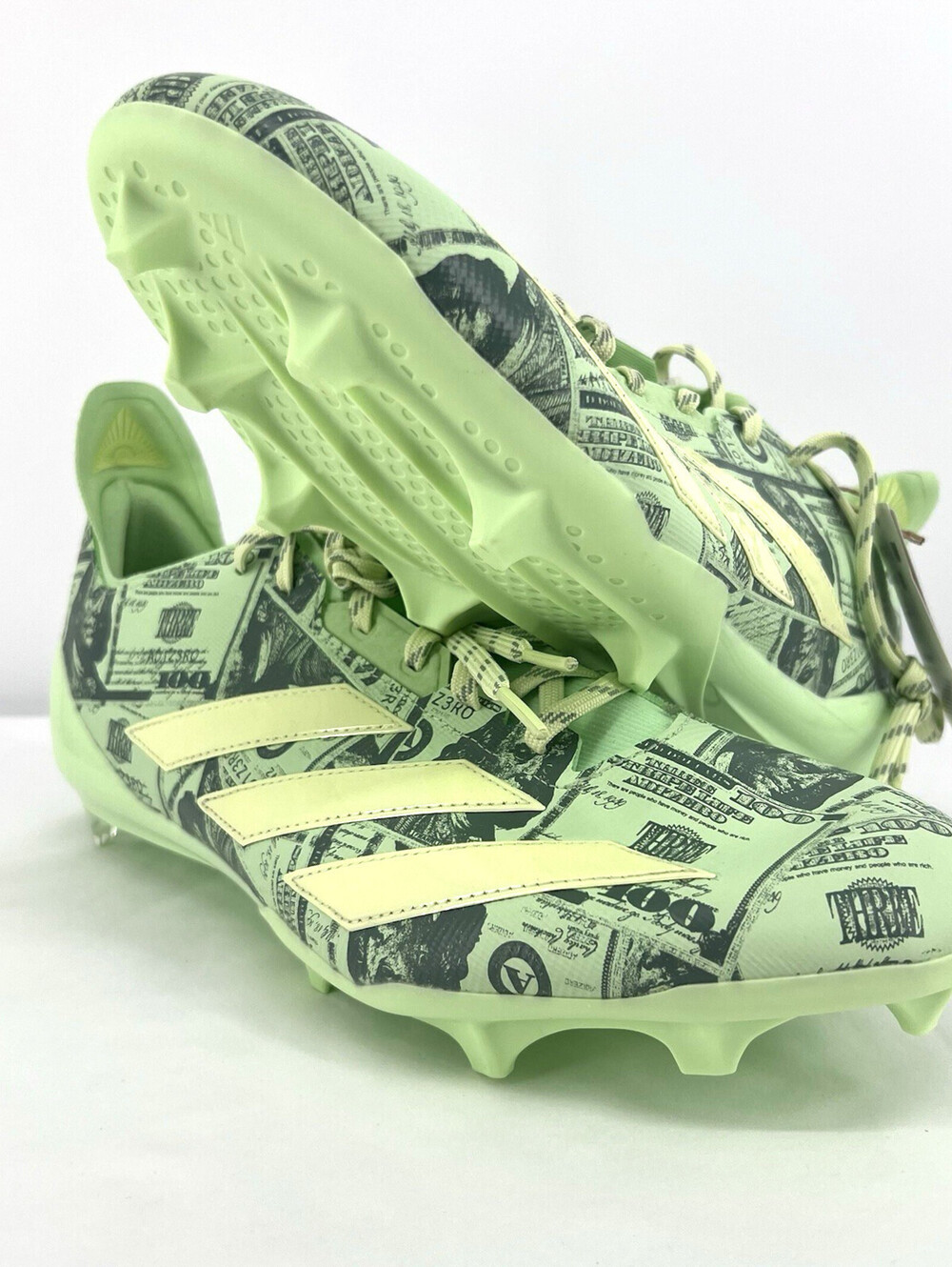 adidas Adizero Electric II Play Money Football Cleats Men’s 16 NWT Green